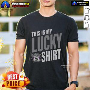 Alt Text: Official Weber State Wildcats This Is My Lucky T-Shirt featuring the team logo and vibrant colors for fans.
