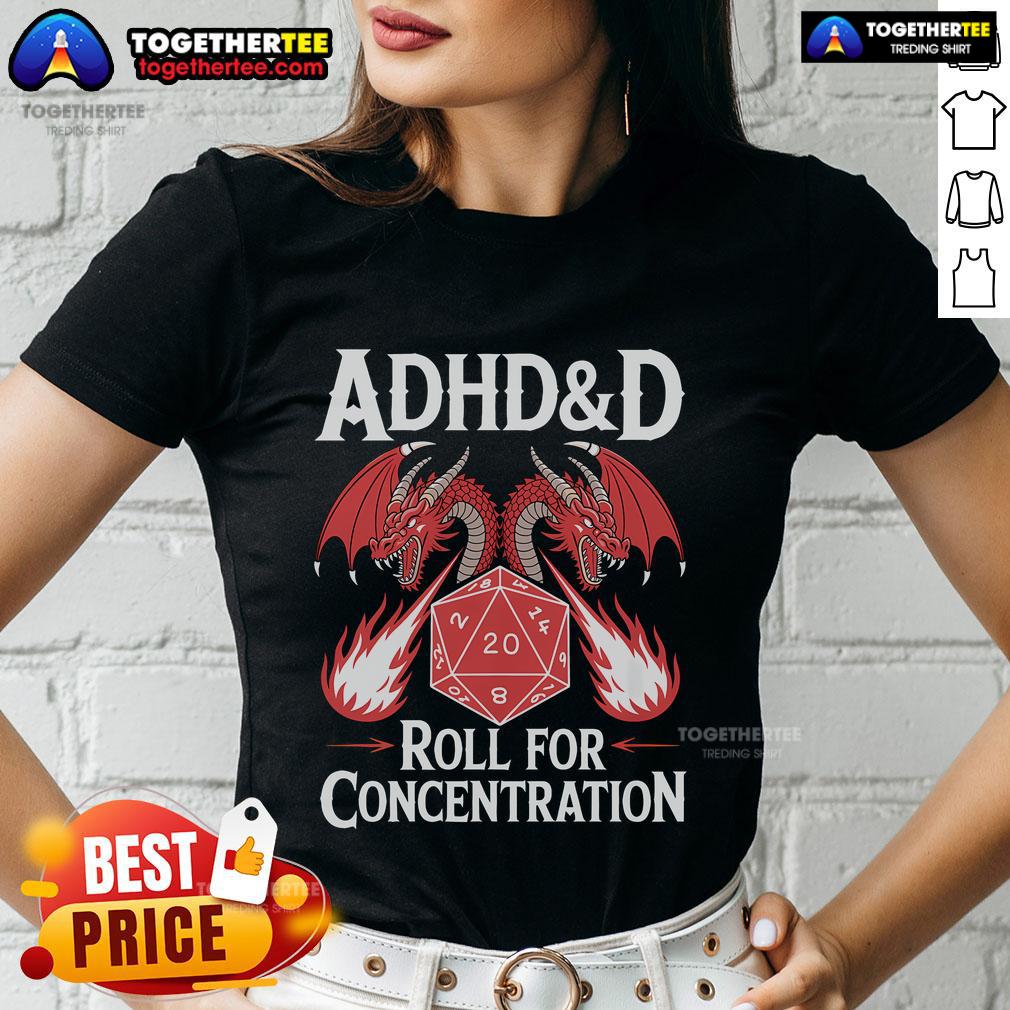 Alt Text: Original Neurodiversity Tee for women featuring ADHD design, perfect for concentration and embracing neurodivergent identity.