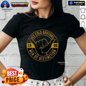 Premium Ice Cold Brothas Men of Distinction 1906 Alpha African Fraternity ladies tee in stylish design and vibrant colors.