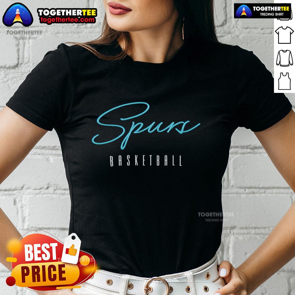 Premium San Antonio Spurs Basketball Training Day Ladies Tee in stylish design, perfect for fans and athletes.