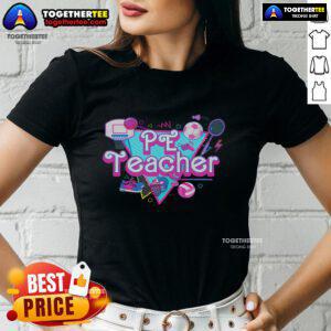Pretty Pe Teacher Ladies Tee featuring a stylish design perfect for physical education teachers and casual wear.