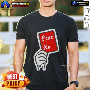 Fear No Handle T-Shirt featuring bold typography and a stylish design, perfect for casual wear and expressing confidence.