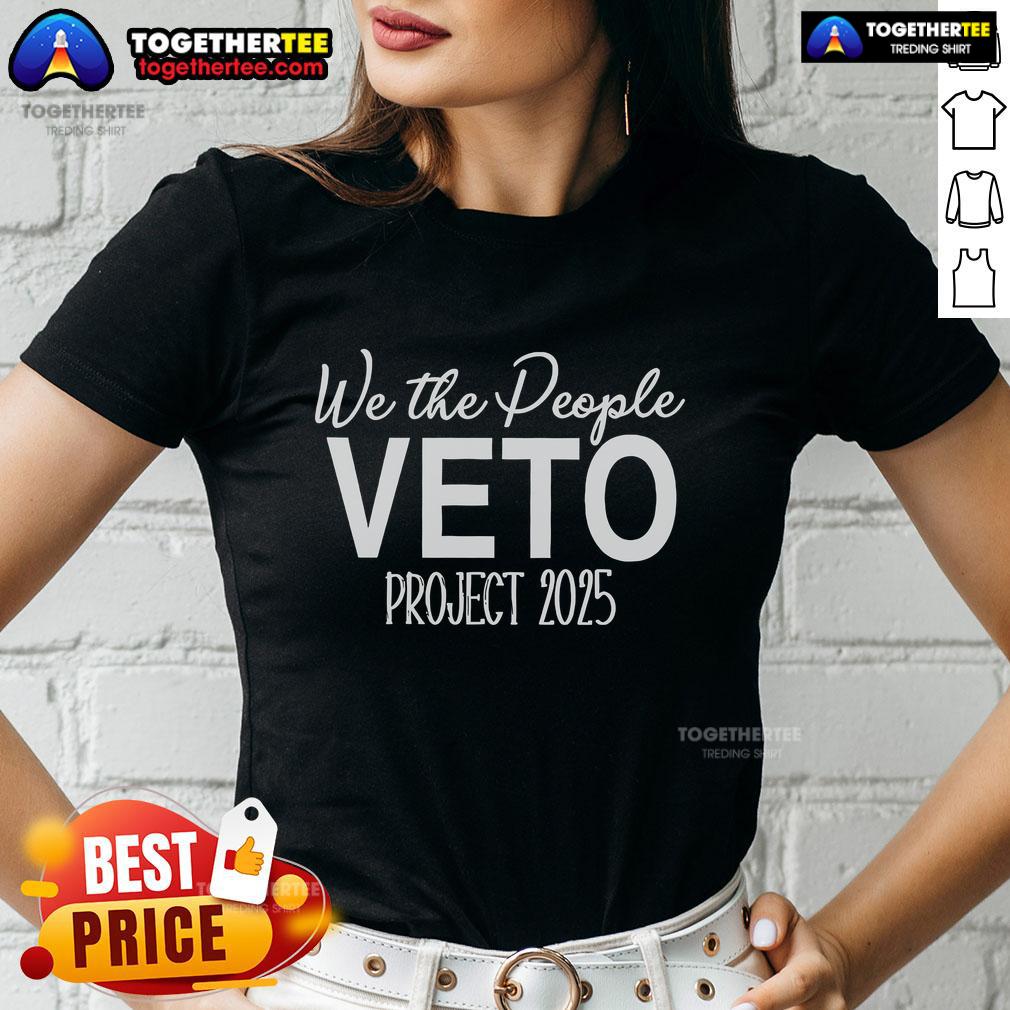 Top Hands Off We The People Veto Project 2025 Ladies Tee featuring bold design and comfortable fit for everyday wear.