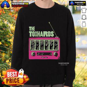 Top The Toxhards Your Neighborhood Spring Tour 2025 sweatshirt featuring vibrant design and cozy fit for fans.