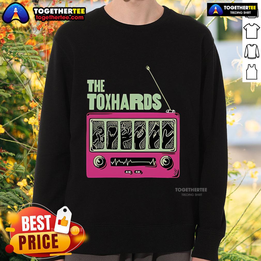 Top The Toxhards Your Neighborhood Spring Tour 2025 sweatshirt featuring vibrant design and cozy fit for fans.