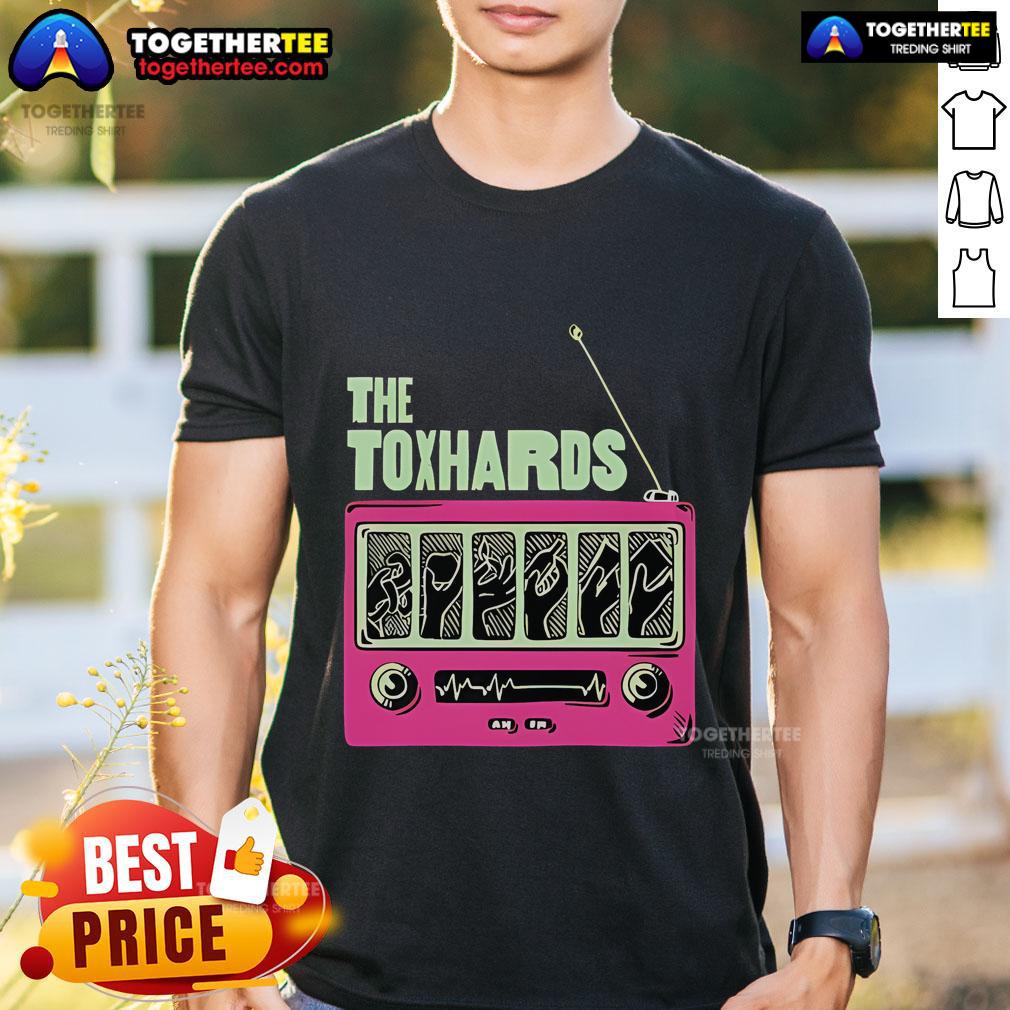 2025 T-Shirt for Top The Toxhards Your Neighborhood Spring Tour featuring vibrant design and event details.
