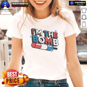 Good I'm The Bomb Kids Ladies Tee featuring a fun graphic design, perfect for stylish young girls and casual wear.