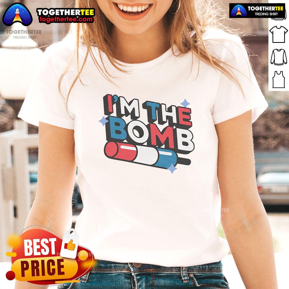 Good I'm The Bomb Kids Ladies Tee featuring a fun graphic design, perfect for stylish young girls and casual wear.