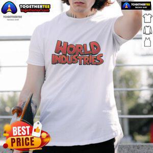 Good World Industries Firecracker World T-Shirt featuring vibrant graphics and a bold design for casual wear.