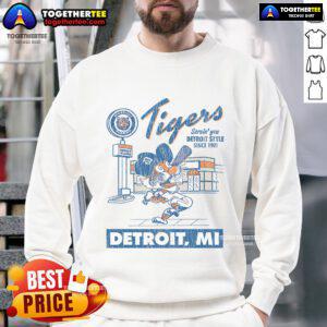 Nice Detroit Tigers Deli sweatshirt showcasing Detroit style since 1901, perfect for fans and comfort seekers.