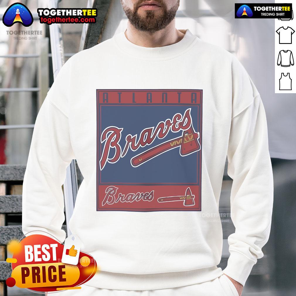 Vintage 1997 Atlanta Braves sweatshirt featuring Nice Pro Player logo, perfect for baseball fans and retro apparel collectors.
