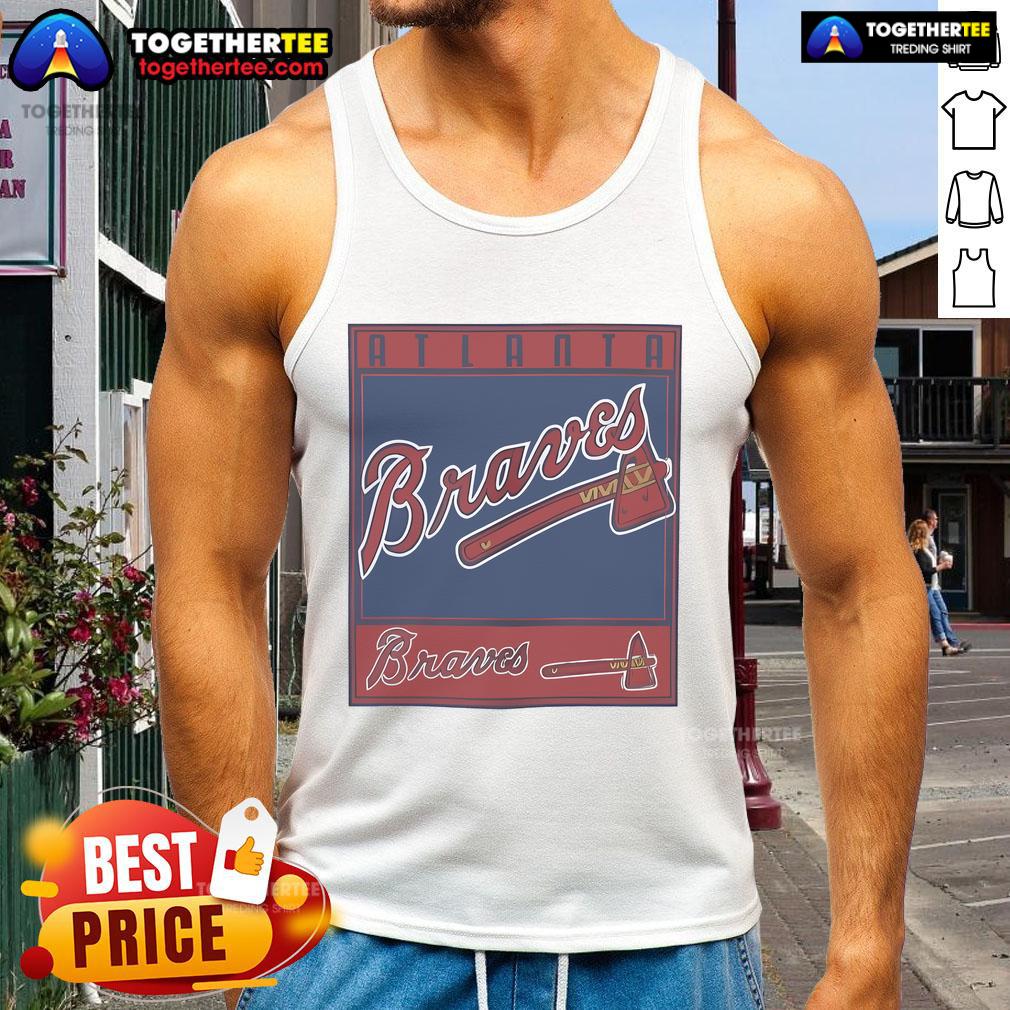 Vintage 1997 Atlanta Braves tank top featuring Nice Pro Player logo, perfect for sports fans and collectors.
