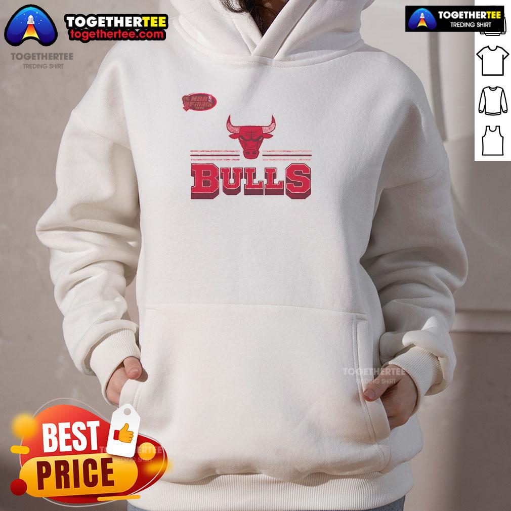 Nice red Chicago Bulls fan banner hoodie featuring the team's logo and vibrant colors, perfect for game day.