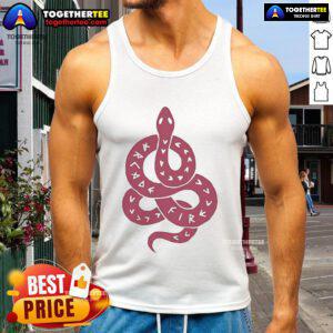 Official Arcade Fire 'If You Feel Strange, Its Probably Good' tank top featuring bold graphics and a stylish design.