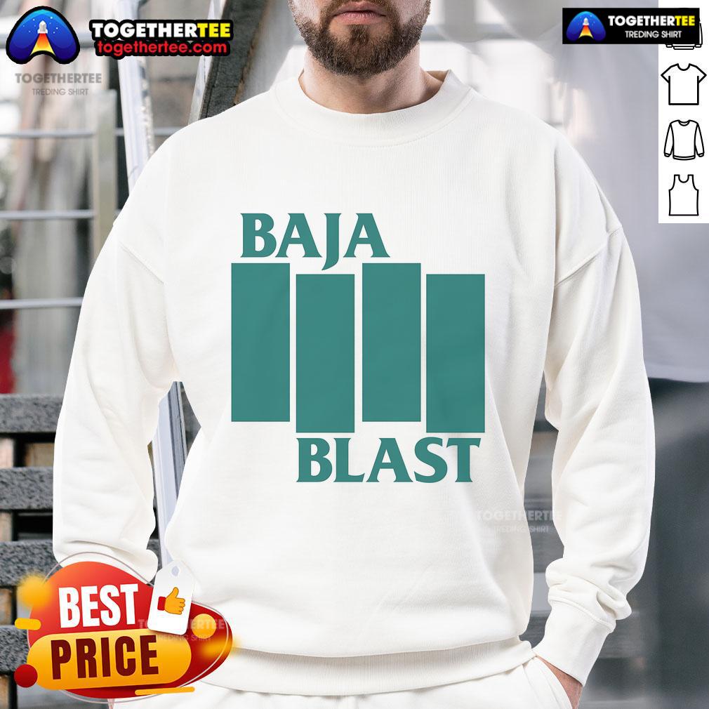 Official Baja Flag Sweatshirt featuring vibrant colors and a cozy design, perfect for Baja enthusiasts and casual wear.
