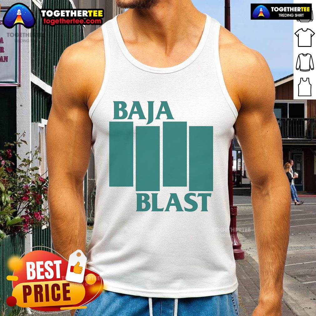 Official Baja Flag Tank Top featuring vibrant colors and a stylish design, perfect for beachwear and summer activities.