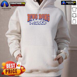 Official Bing Bong Hankie Hoodie featuring vibrant graphics, perfect for casual wear and fans of the Bing Bong trend.