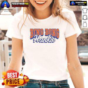 Official Bing Bong Hankie Ladies Tee featuring a stylish design, perfect for fans of vibrant graphic apparel.