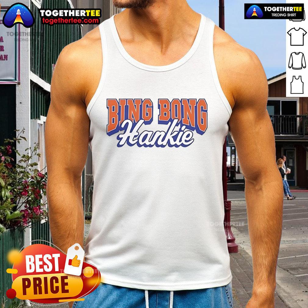 Alt Text: Official Bing Bong Hankie Tank Top featuring colorful designs and a trendy cut, perfect for summer wear.