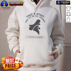 Official Brodo Take A Step Find Joy In The Journey Hoodie featuring a stylish design for comfort and inspiration.