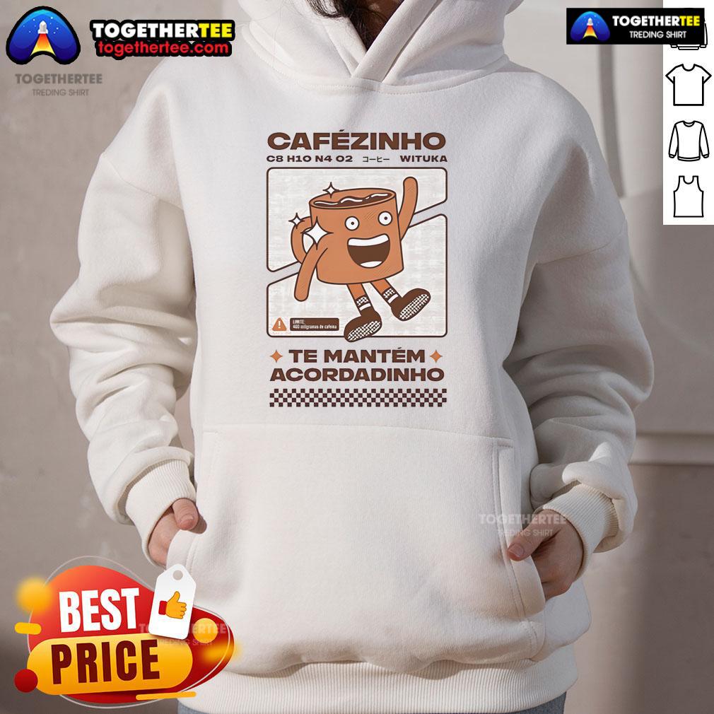 Official Cafezinho Te Mantem Acordadinho Wituka Hoodie in stylish design, perfect for cozy and trendy wear.