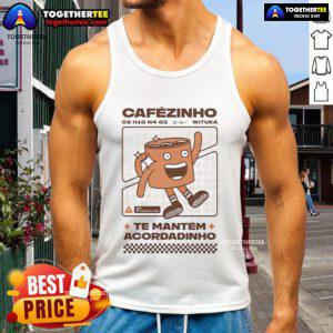 Official Cafezinho Te Mantem Acordadinho Wituka Tank Top featuring vibrant design, perfect for casual wear.