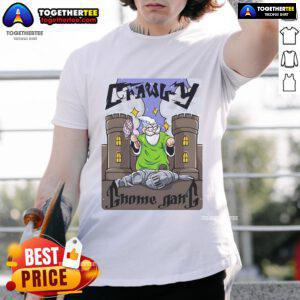 Official Crawly Gnome Gang T-Shirt featuring vibrant gnome graphics and a stylish design for fans and collectors.