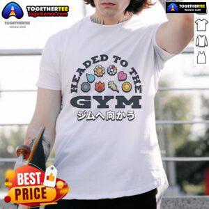 Official Headed To The Gym JP T-Shirt in vibrant colors, perfect for fitness enthusiasts and gym lovers.