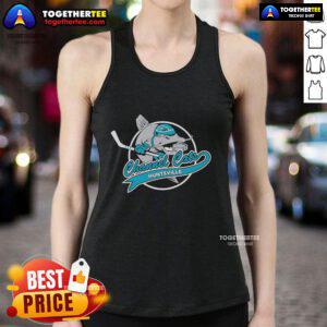Official Huntsville Channel Cats tank top featuring team colors and logo, perfect for fans and summer wear.