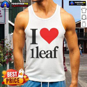Alt Text: Official I Love 1leaf Tank Top in vibrant colors stylish and comfortable for casual wear.