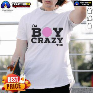 Official I'M Boy Crazy Too Kesha T-Shirt featuring bold graphics and vibrant colors, perfect for Kesha fans and music lovers.