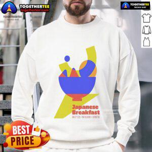 Official Japanese Breakfast concert poster sweatshirt from The Fillmore Detroit, MI, May 3, 2025.