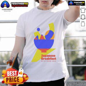 Alt Text: Official Japanese Breakfast The Fillmore Detroit MI May 3 2025 show poster t-shirt featuring vibrant design and concert details.