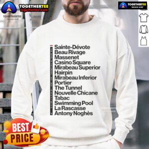 Alt Text: Official Jewel In The Crown Iconic Corners Sweatshirt featuring vibrant design and comfortable fit for stylish casual wear.