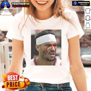 Official Josh Hart Took An Elbow To The Face Ladies Tee featuring a stylish graphic design for fans.