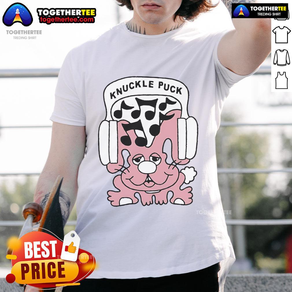 Official Knuckle Puck Bunny Music T-Shirt featuring vibrant graphics and a comfortable fit for music fans and band lovers.