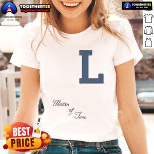 Official Laufey L.A. Matter of Time Ladies Tee showcasing stylish design and comfortable fit for fans of Laufey.