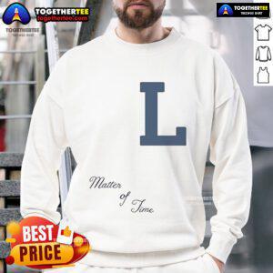 Official Laufey L.A. Matter of Time Sweatshirt in stylish design, perfect for casual wear and fans of Laufey's music.