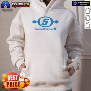 Official Limited Run Games Space Channel 5 logo hoodie featuring vibrant graphics and stylish design.
