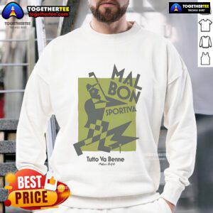 Official Malbon Golf Sportiva Tutto Va Benne Sweatshirt in stylish design and comfortable fit for golf enthusiasts.