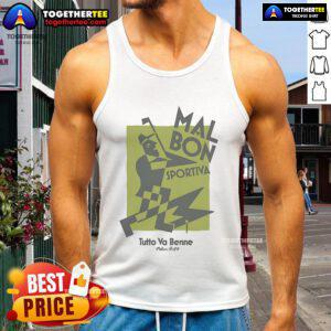 Official Malbon Golf Sportiva Tutto Va Benne Tank Top in stylish design, perfect for golf enthusiasts and casual wear.