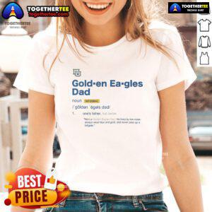 Official Marquette Golden Eagles Dad Definition Ladies Tee showcasing a stylish design for proud Marquette fans.