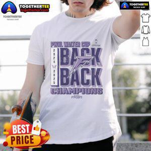 Alt Text: Official Minnesota Frost Walter Cup Back To Back Champions 2025 T-Shirt featuring team logo and championship graphics.