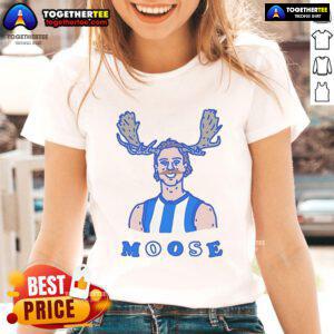 Official Moosebar TCD Ladies Tee featuring a stylish design and comfortable fit for casual wear.