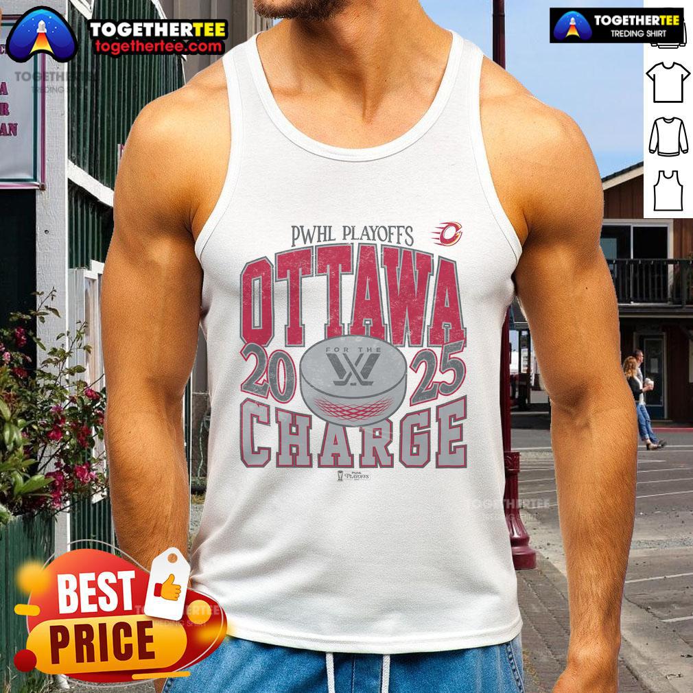 Official Ottawa Charge Adult Stadium Essentials Playoffs Urban Tank Top showcasing team spirit in stylish design.