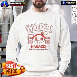 Official Scoups Nana Bnb Let's Hang Out Together sweatshirt featuring vibrant designs and cozy fit for casual wear.