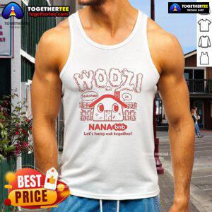 Official Scoups Nana Bnb tank top design featuring a fun 'Let's Hang Out Together' slogan, perfect for casual wear.