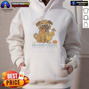 Cozy 'Sip Sit Stay' hoodie from AJK Family Rescue in Austin, Texas, featuring a stylish design for dog lovers.