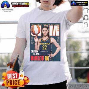 Official Slam 2025 WNBA Season Preview t-shirt featuring Caitlin Clark, showcasing sports fashion and basketball enthusiasm.