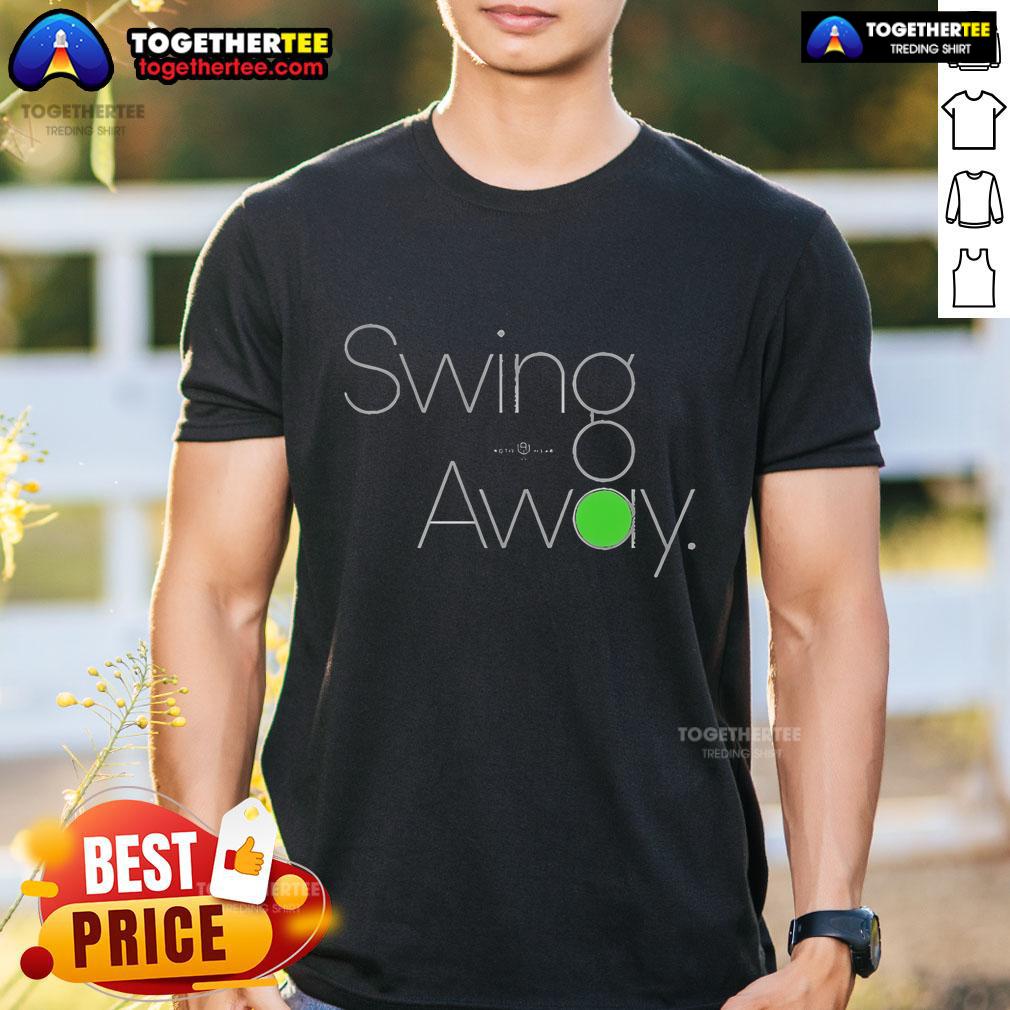 Official Swing Away Rotowear T-Shirt featuring a stylish design, perfect for casual wear and sports enthusiasts.